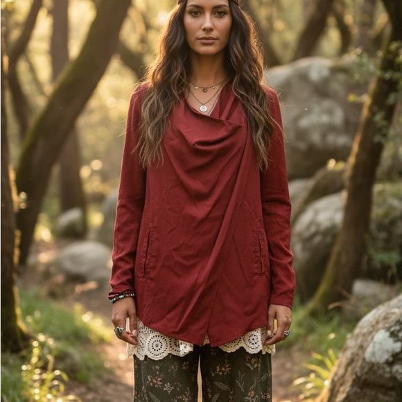 NEW BlankNyc Drape Front Jacket - Picture 1 of 8